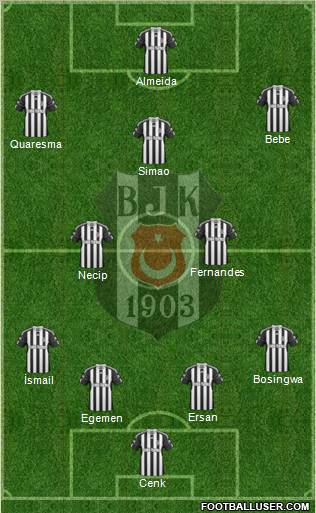 Besiktas JK Formation 2011