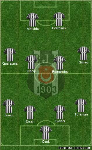 Besiktas JK Formation 2011