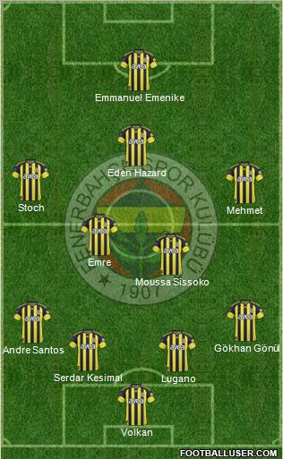 Fenerbahçe SK Formation 2011