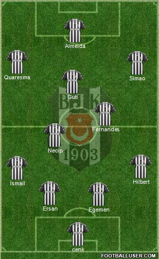 Besiktas JK Formation 2011
