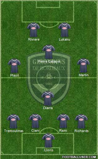 FC Girondins de Bordeaux Formation 2011