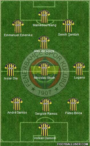 Fenerbahçe SK Formation 2011