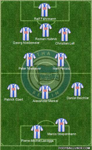 Hertha BSC Berlin Formation 2011