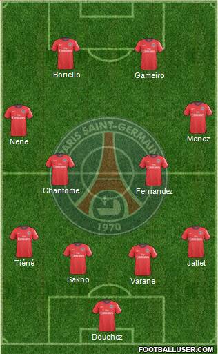 Paris Saint-Germain Formation 2011