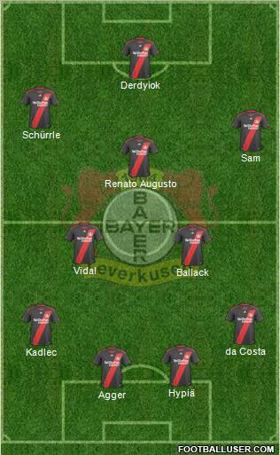 Bayer 04 Leverkusen Formation 2011