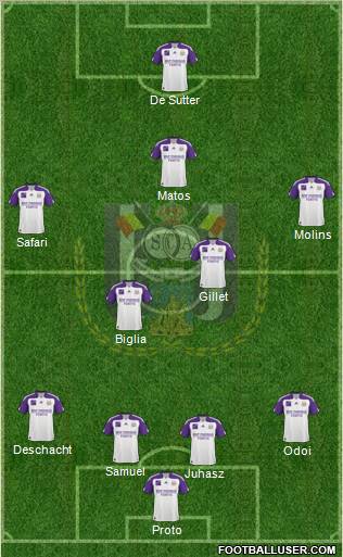 RSC Anderlecht Formation 2011