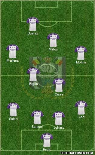 RSC Anderlecht Formation 2011