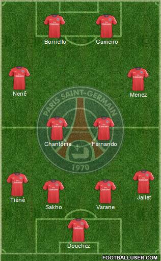 Paris Saint-Germain Formation 2011