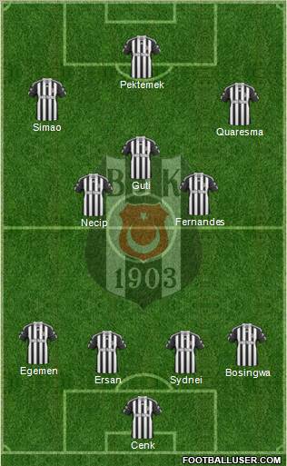 Besiktas JK Formation 2011