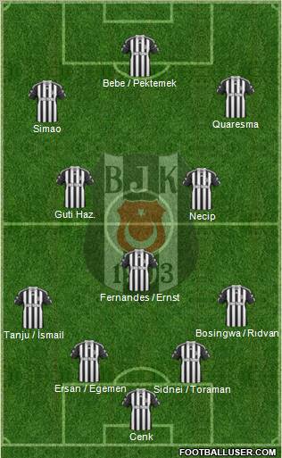 Besiktas JK Formation 2011