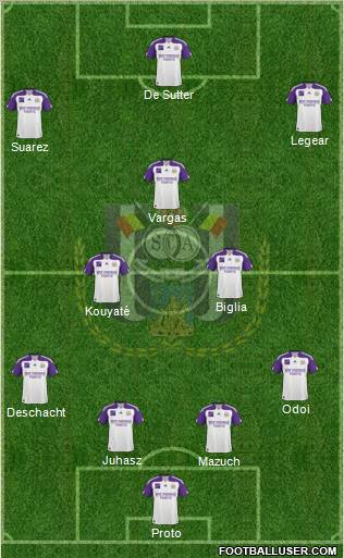 RSC Anderlecht Formation 2011