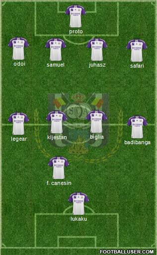 RSC Anderlecht Formation 2011