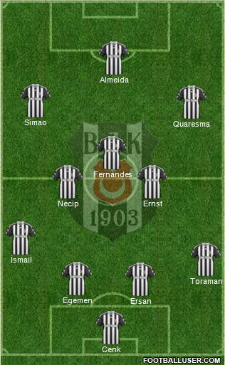 Besiktas JK Formation 2011