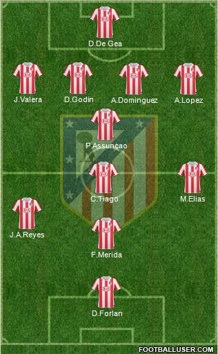 C. Atlético Madrid S.A.D. Formation 2011