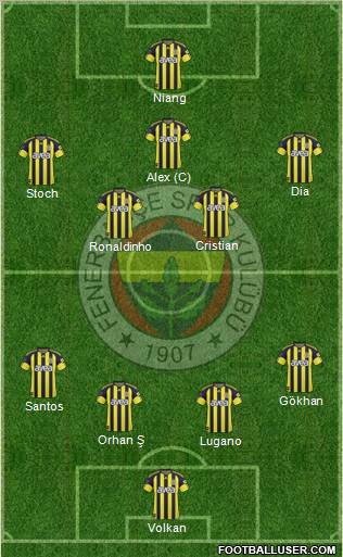 Fenerbahçe SK Formation 2011