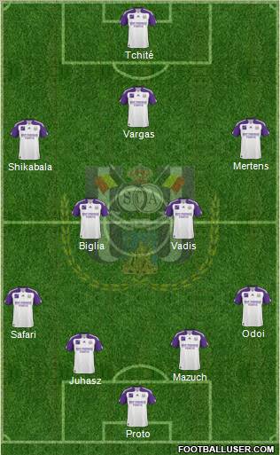 RSC Anderlecht Formation 2011