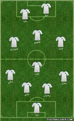 Saudi Arabia Formation 2011