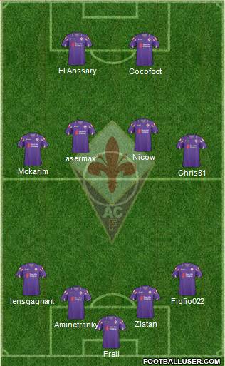 Fiorentina Formation 2011