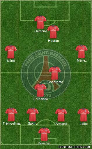 Paris Saint-Germain Formation 2011