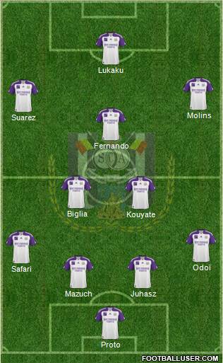 RSC Anderlecht Formation 2011