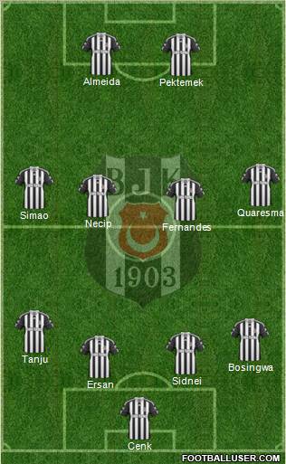 Besiktas JK Formation 2011