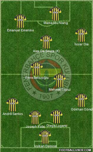 Fenerbahçe SK Formation 2011