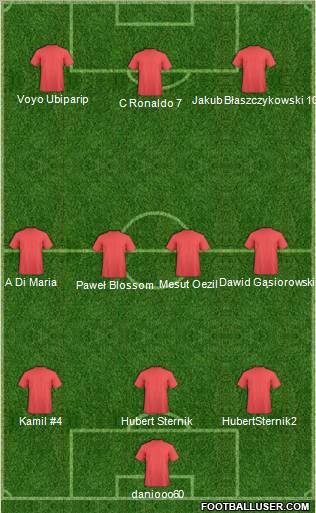 Pro Evolution Soccer Team Formation 2011