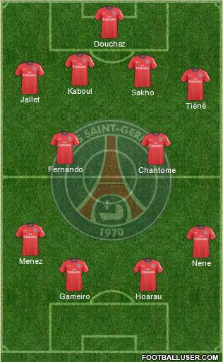 Paris Saint-Germain Formation 2011