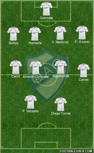 Quilmes football formation