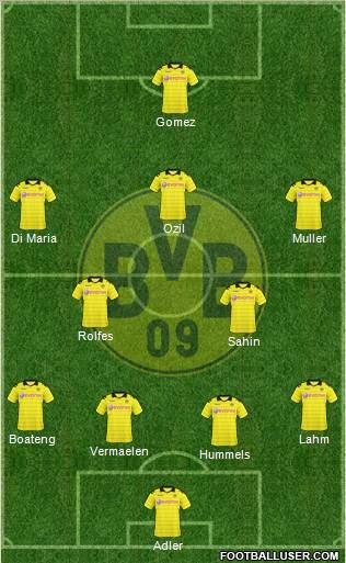 Borussia Dortmund Formation 2011