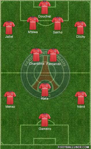 Paris Saint-Germain Formation 2011