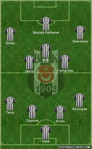 Besiktas JK Formation 2011