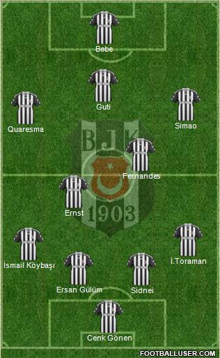 Besiktas JK Formation 2011