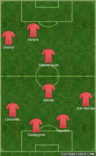 Champions League Team Formation 2011