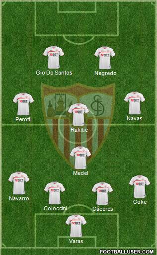 Sevilla F.C., S.A.D. Formation 2011