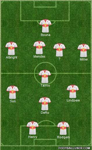 New York Red Bulls Formation 2011