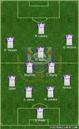 RSC Anderlecht Formation 2011