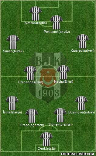 Besiktas JK Formation 2011