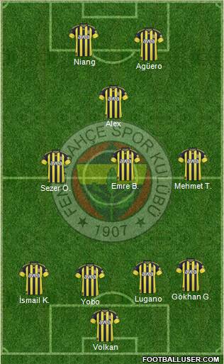 Fenerbahçe SK Formation 2011