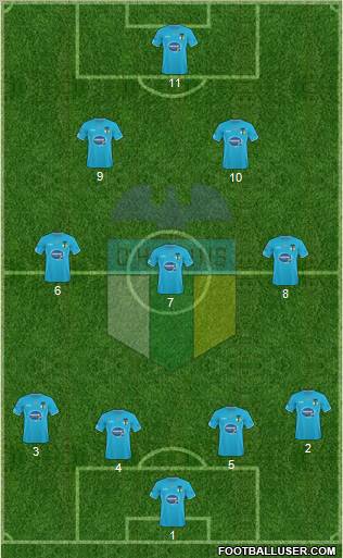 CD O'Higgins de Rancagua S.A.D.P. Formation 2011