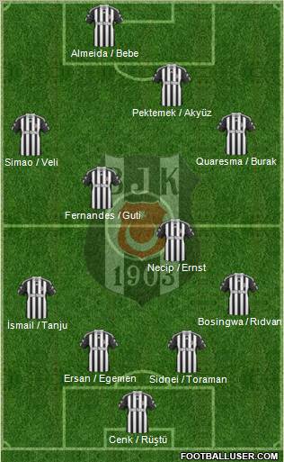Besiktas JK Formation 2011