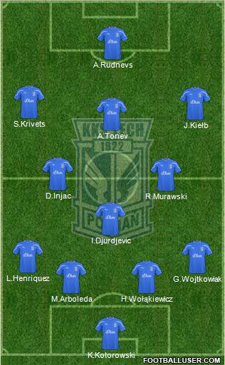 Lech Poznan Formation 2011