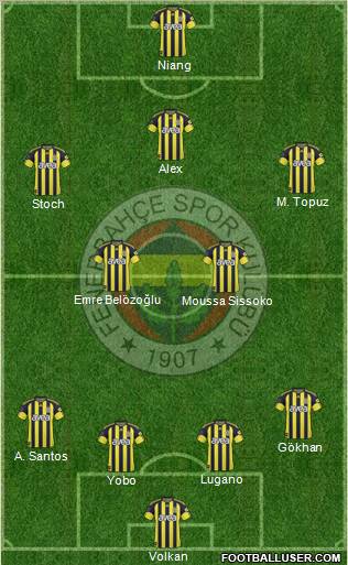 Fenerbahçe SK Formation 2011