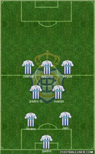 R.C. Recreativo de Huelva S.A.D. football formation