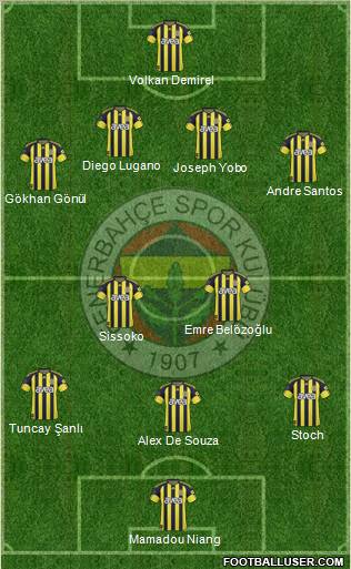 Fenerbahçe SK Formation 2011