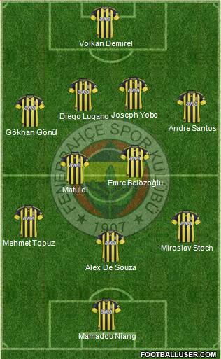 Fenerbahçe SK Formation 2011