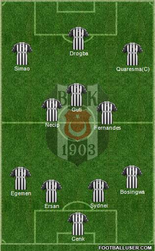 Besiktas JK Formation 2011