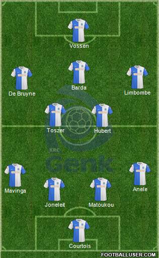 K Racing Club Genk football formation