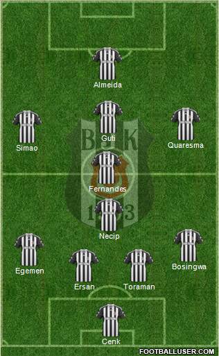 Besiktas JK Formation 2011