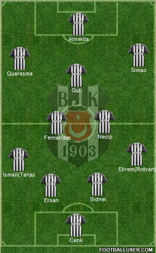 Besiktas JK Formation 2011
